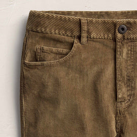 Corduroy Straight Leg Pant - Earth Pigment | James Perse Los Angeles