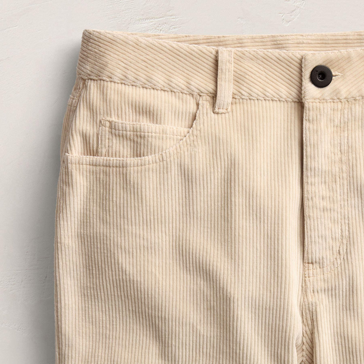 Corduroy Straight Leg Pant - Sandshell Pigment