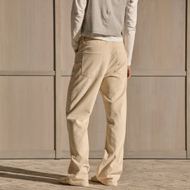 Corduroy Straight Leg Pant - Sandshell Pigment