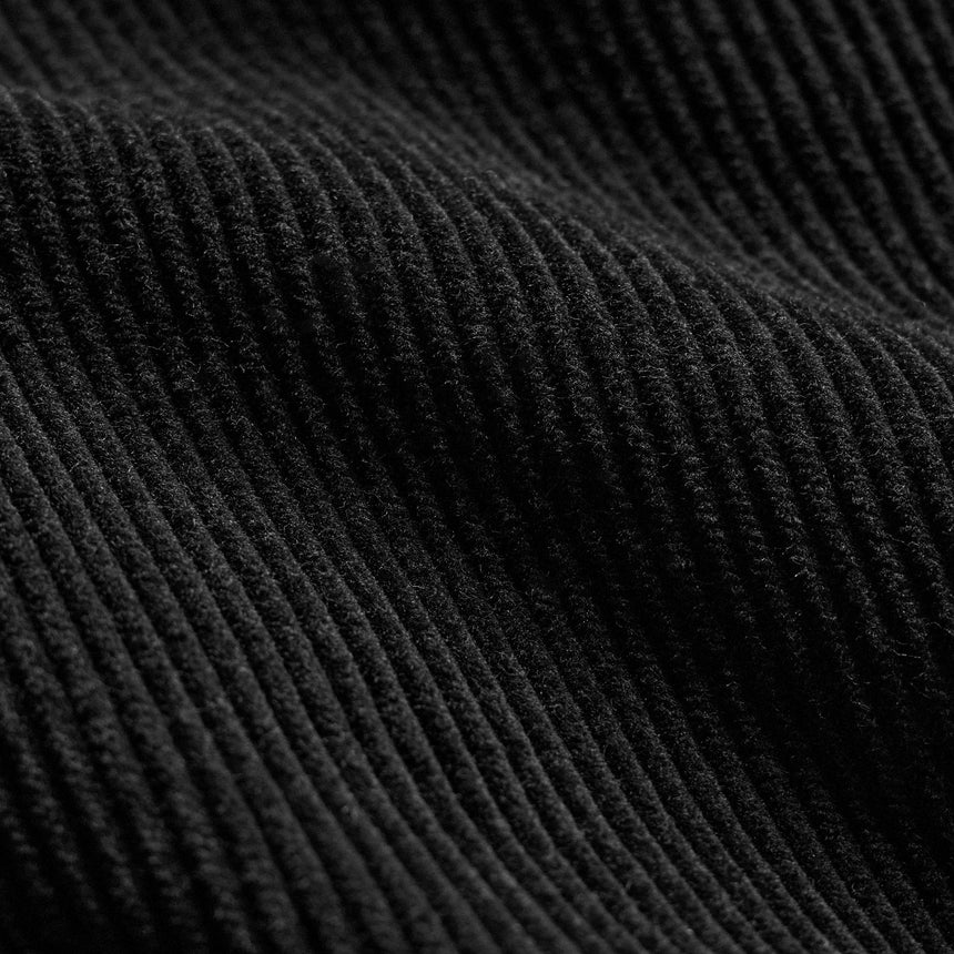 Corduroy Mixed Media Pant - Black