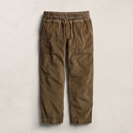 Corduroy Mixed Media Pant - Earth Pigment