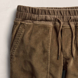 Corduroy Mixed Media Pant - Earth Pigment