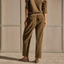 Cord Mixed Media Pant - Earth Pigment | James Perse Los Angeles