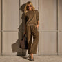 Cord Mixed Media Pant - Earth Pigment | James Perse Los Angeles