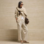 Corduroy Mixed Media Pant in Sandshell Pigment | James Perse Los Angeles