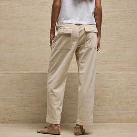 Corduroy Mixed Media Pant in Sandshell Pigment | James Perse Los Angeles