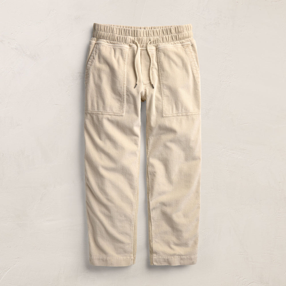 Corduroy Mixed Media Pant - Sandshell Pigment