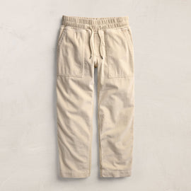 Corduroy Mixed Media Pant - Sandshell Pigment