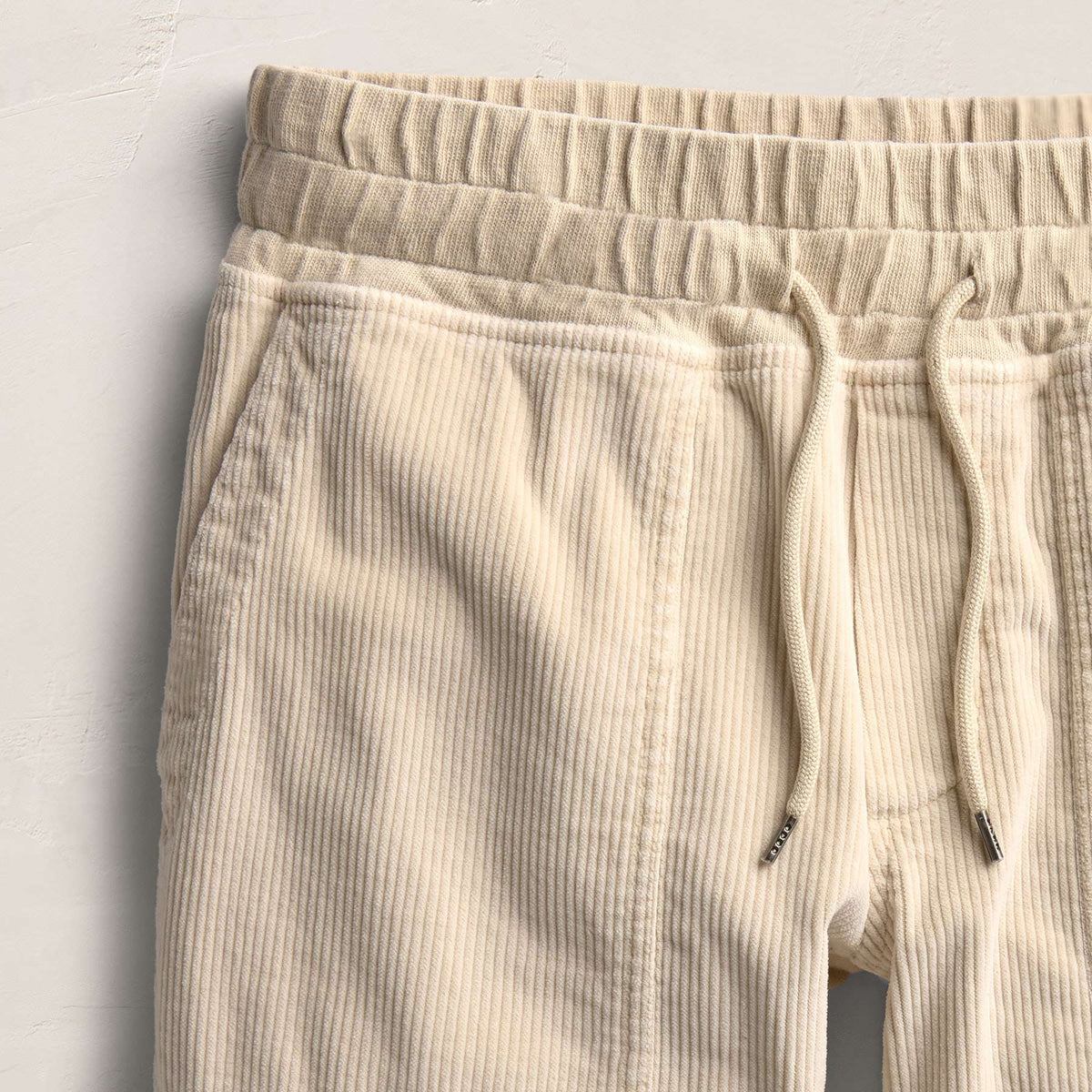 Corduroy Mixed Media Pant - Sandshell Pigment