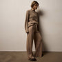 Wide Leg Sweatpant in Coffee Pigment | James Perse Los Angeles