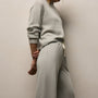 Wide Leg Sweatpant in Celery Pigment | James Perse Los Angeles