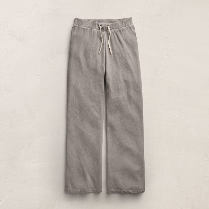 Vintage French Terry Wide Leg Sweatpant in Fog Pigment | James Perse Los Angeles