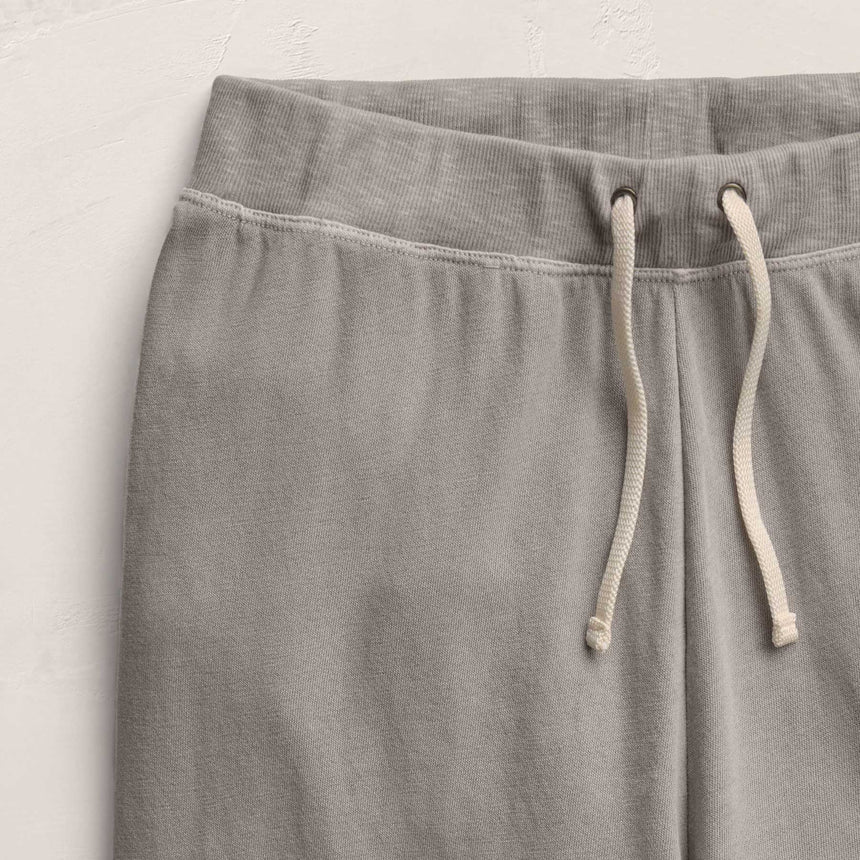 Vintage French Terry Wide Leg Sweatpant in Fog Pigment | James Perse Los Angeles
