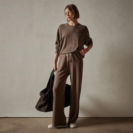 Wide Leg Sweatpant in Fox Pigment | James Perse Los Angeles