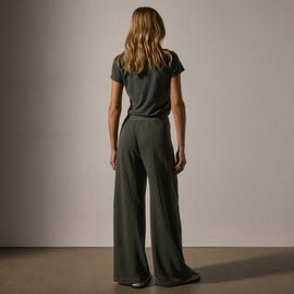 Wide Leg Sweatpant in Granite Pigment | James Perse Los Angeles