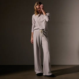 Wide Leg Sweatpant in Light Mist Pigment | James Perse Los Angeles