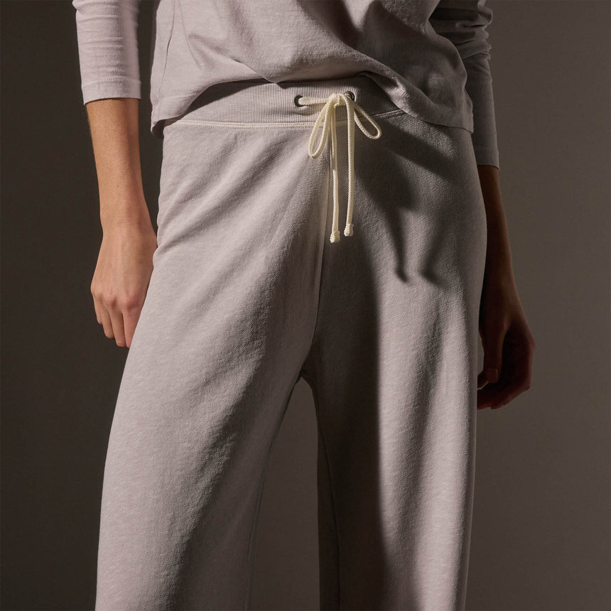 Wide Leg Sweatpant in Light Mist Pigment | James Perse Los Angeles