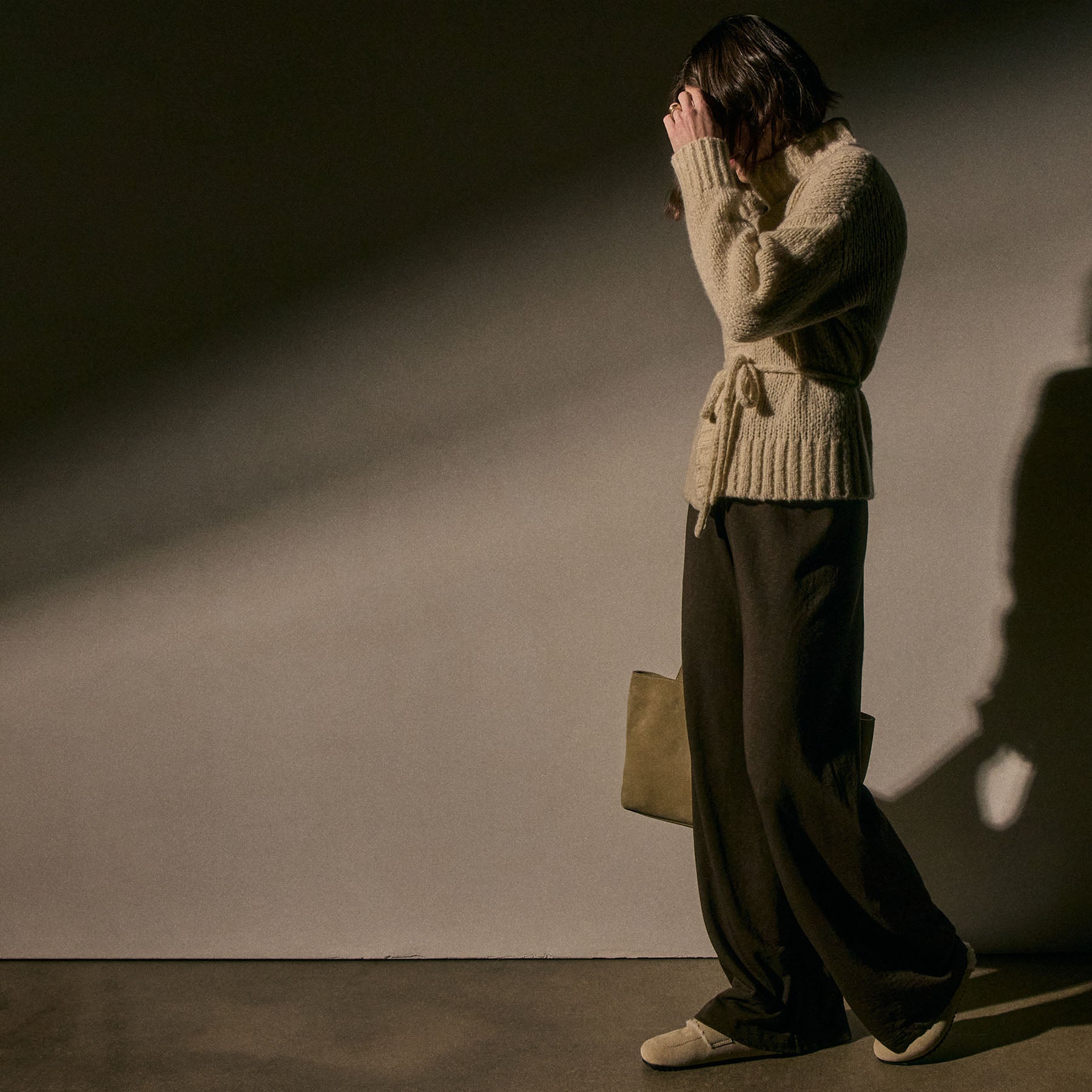 Wide Leg Sweatpant in Porcupine | James Perse Los Angeles