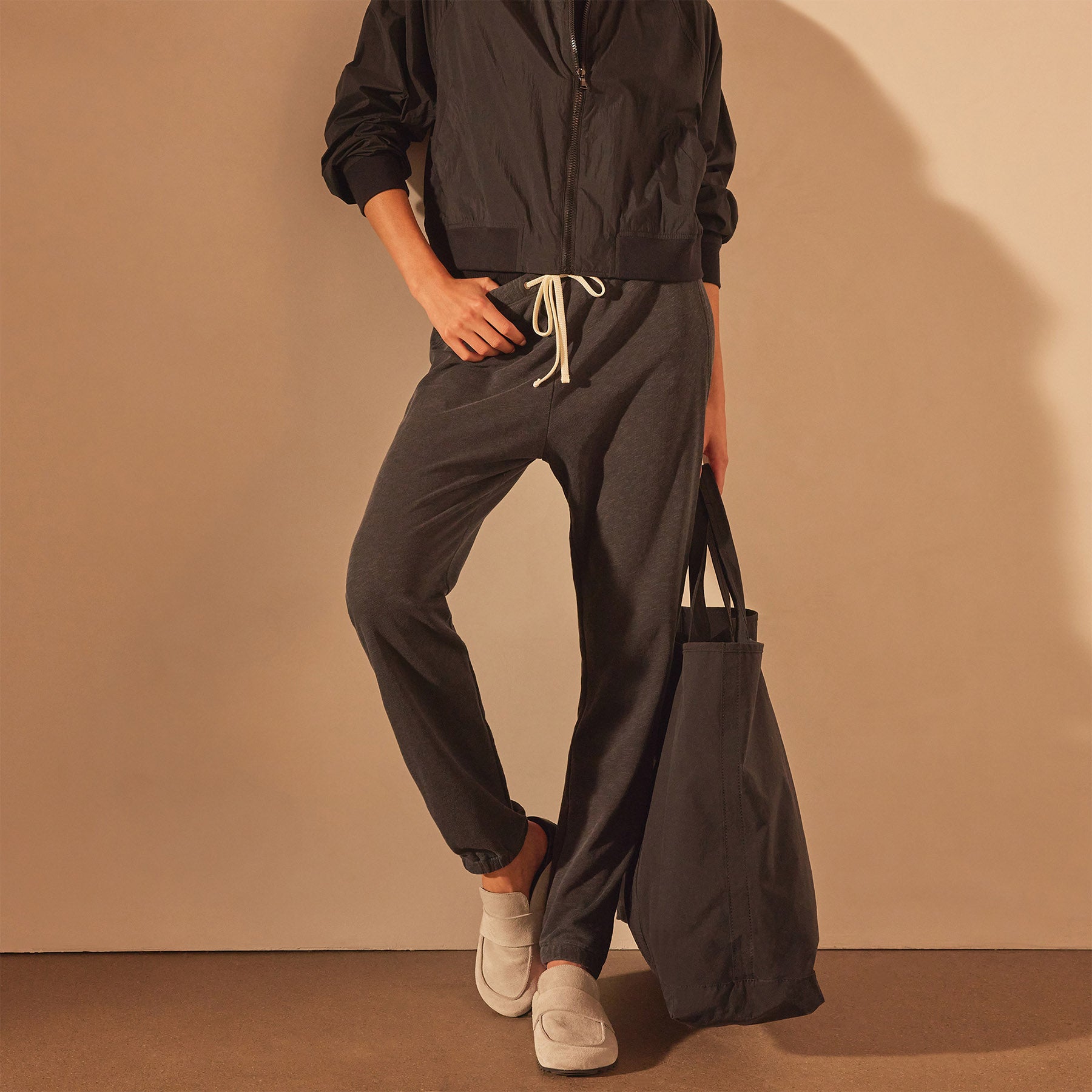 Vintage French Terry Wide Leg Sweatpant | James Perse Los Angeles