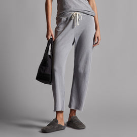 Vintage French Terry Cutoff Sweatpant in Breeze Pigment | James Perse Los Angeles