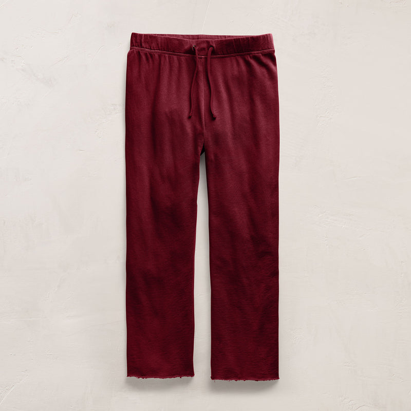 Vintage French Terry Cutoff Sweatpant In Heat Pigment | James Perse Los Angeles