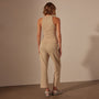 Vintage French Terry Cutoff Sweatpant in Sand Dune Pigment | James Perse Los Angeles