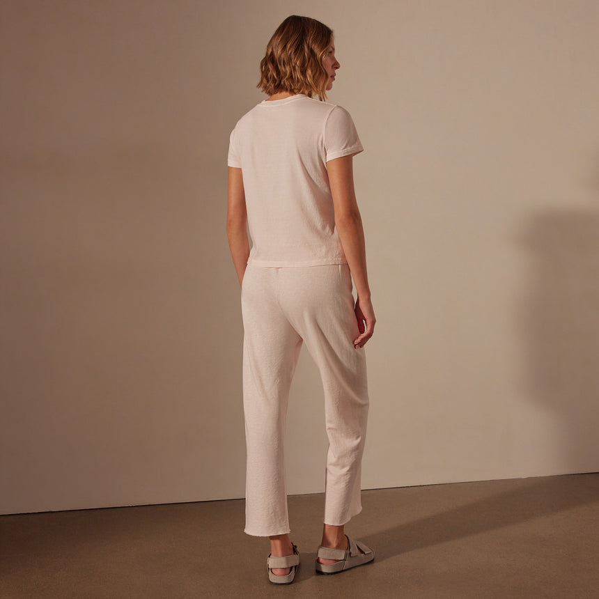 Vintage French Terry Cutoff Sweatpant in Zephyr Pigment | James Perse Los Angeles