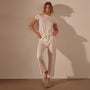 Vintage French Terry Cutoff Sweatpant in Zephyr Pigment | James Perse Los Angeles