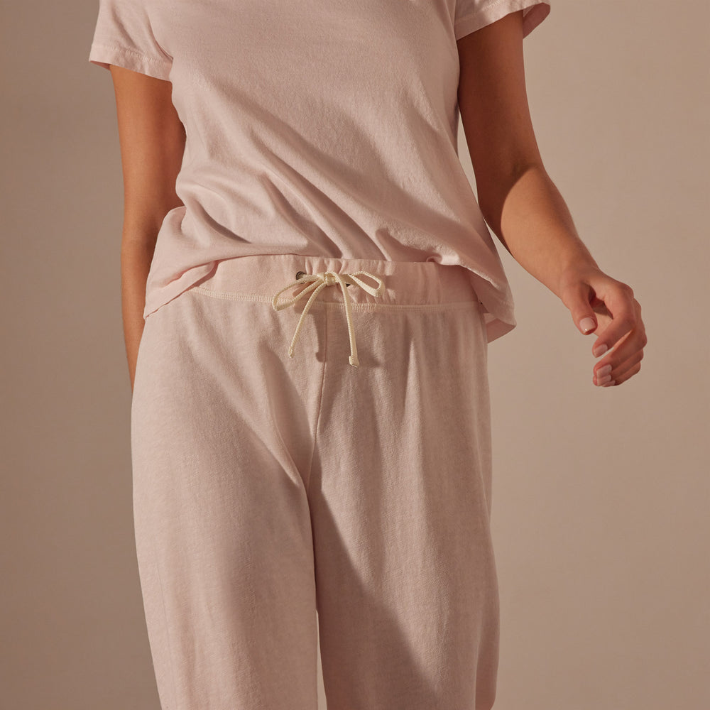 Vintage French Terry Cutoff Sweatpant in Zephyr Pigment | James Perse Los Angeles