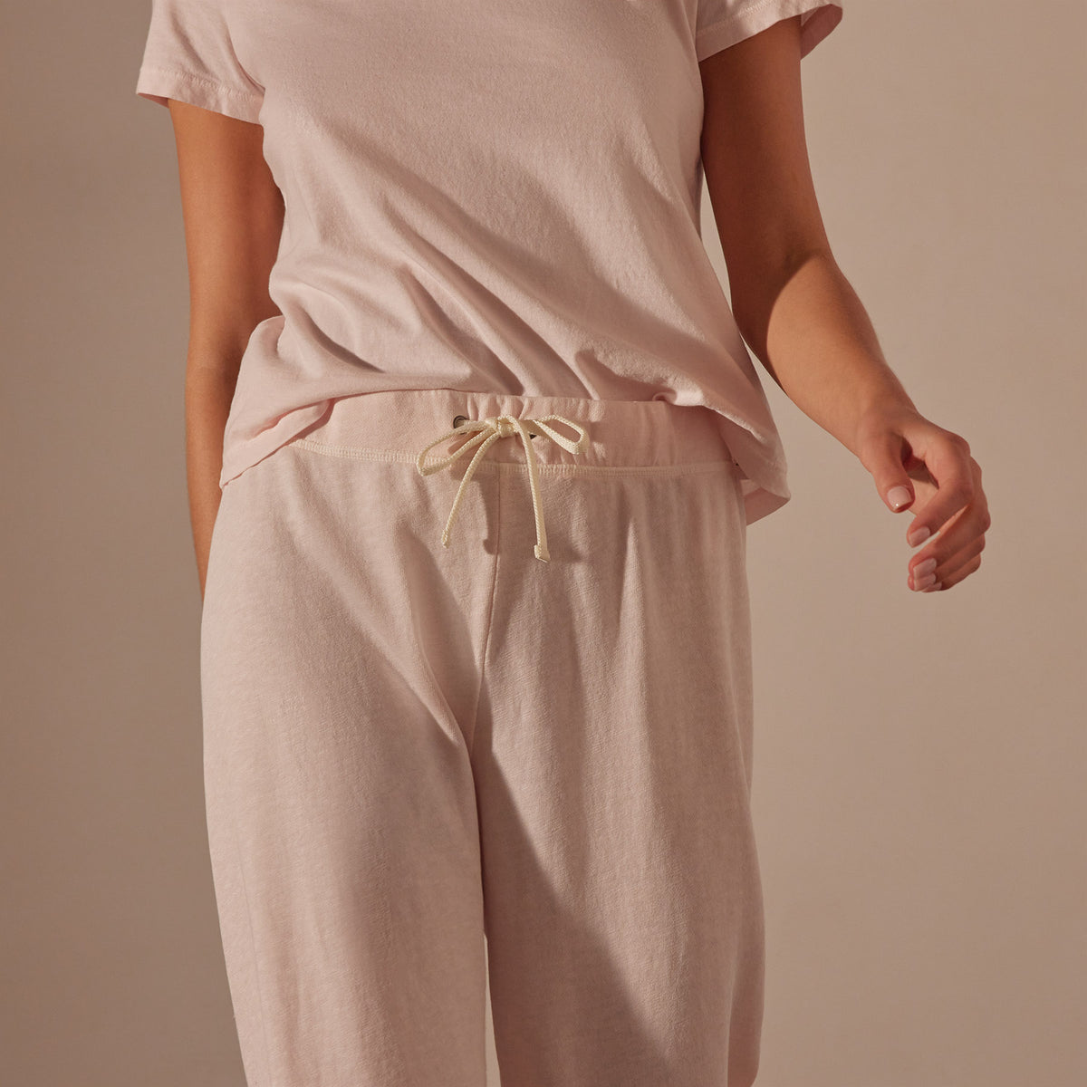 Vintage French Terry Cutoff Sweatpant in Zephyr Pigment | James Perse Los Angeles
