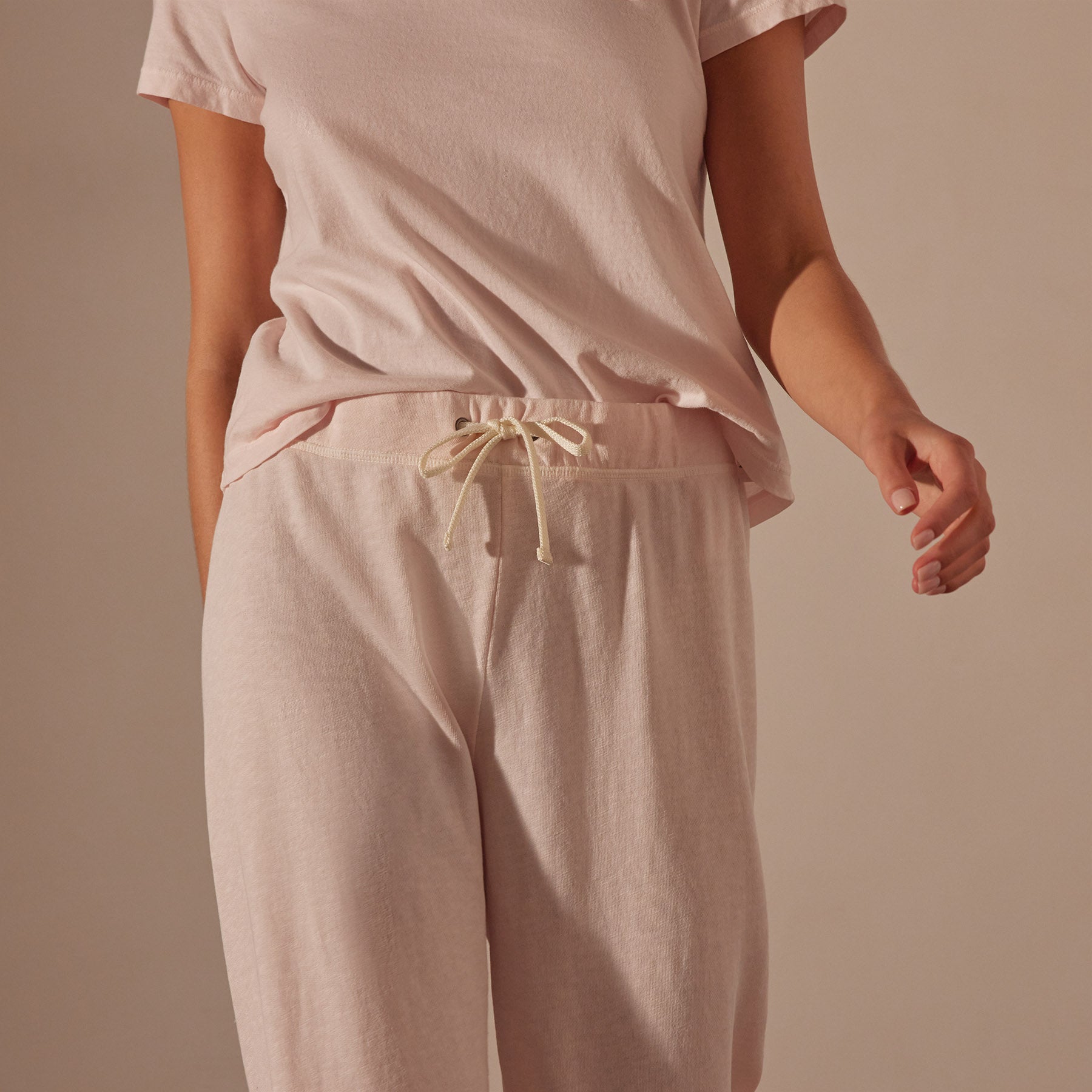 Vintage French Terry Cutoff Sweatpant in Zephyr Pigment | James Perse Los Angeles