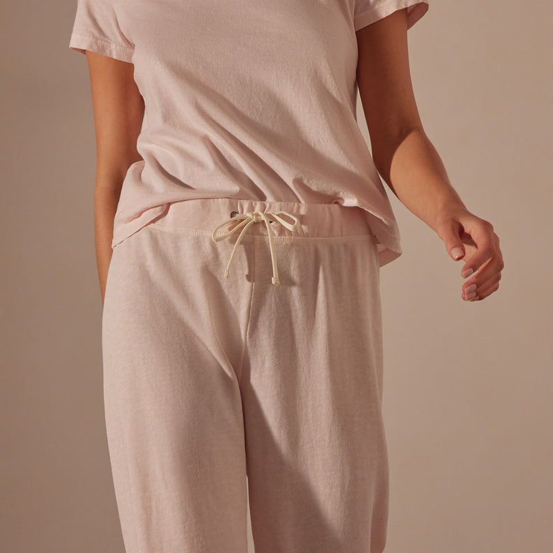 Vintage French Terry Cutoff Sweatpant in Zephyr Pigment | James Perse Los Angeles