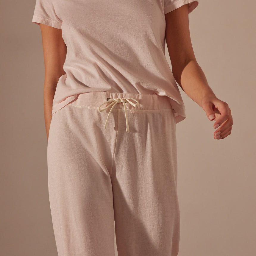 Vintage French Terry Cutoff Sweatpant in Zephyr Pigment | James Perse Los Angeles