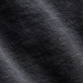 Vintage French Terry Zip Up Hoodie - Blue Noir Pigment