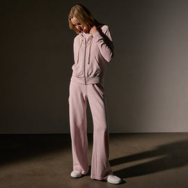 Vintage French Terry Zip Up Hoodie  in Degas Pigment | James Perse Los Angeles