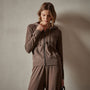 Vintage French Terry Zip Up Hoodie in Fox Pigment | James Perse Los Angeles