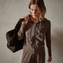 Vintage French Terry Zip Up Hoodie in Fox Pigment | James Perse Los Angeles