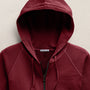 Vintage French Terry Zip Up Hoodie In Heat Pigment | James Perse Los Angeles