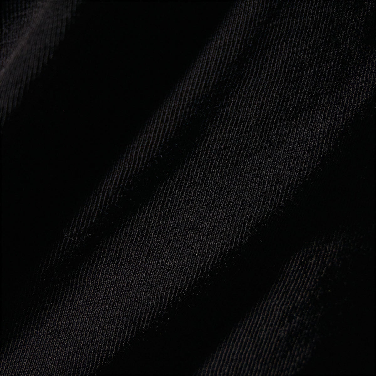 French Terry Cropped Mock Neck  in Black | James Perse Los Angeles