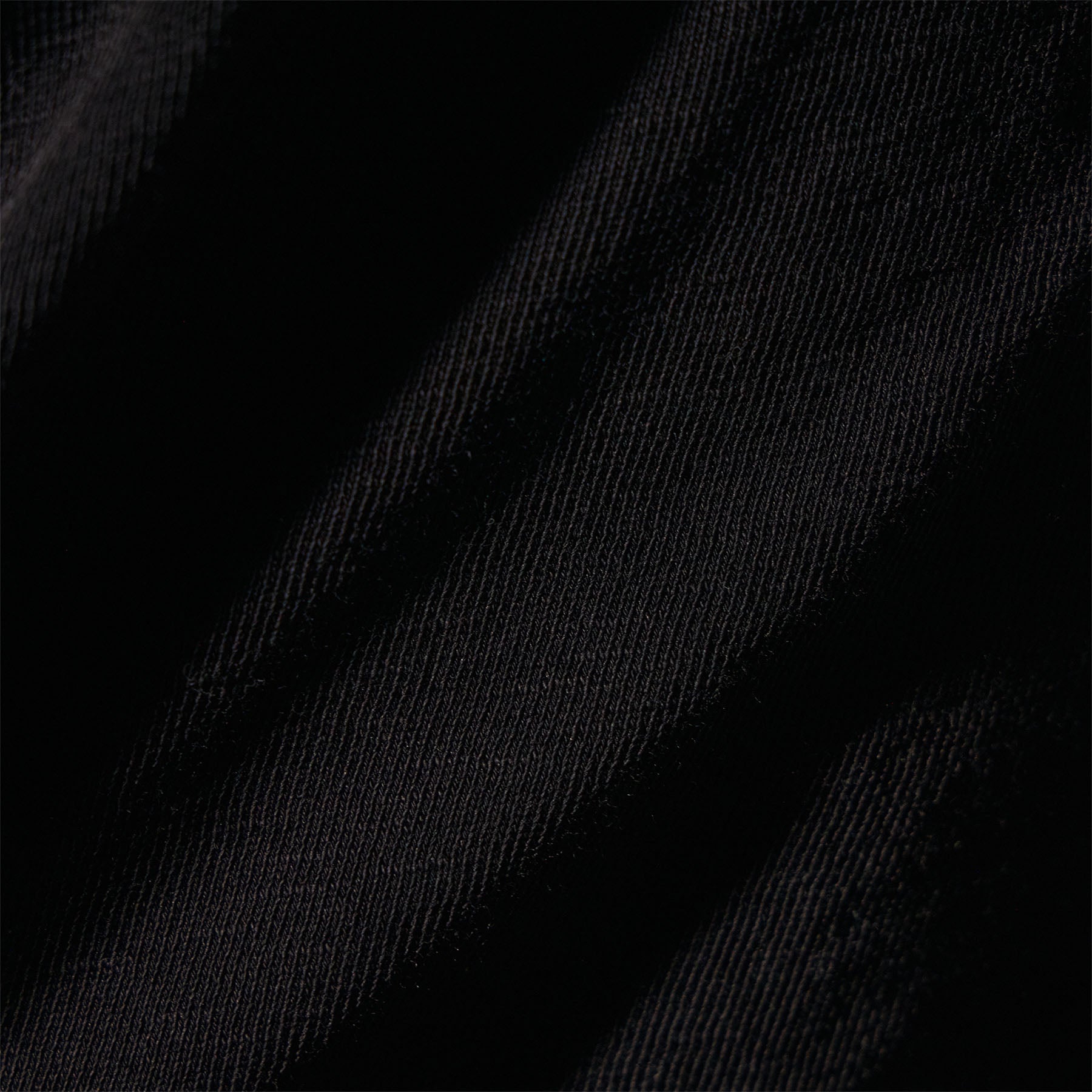 French Terry Cropped Mock Neck  in Black | James Perse Los Angeles