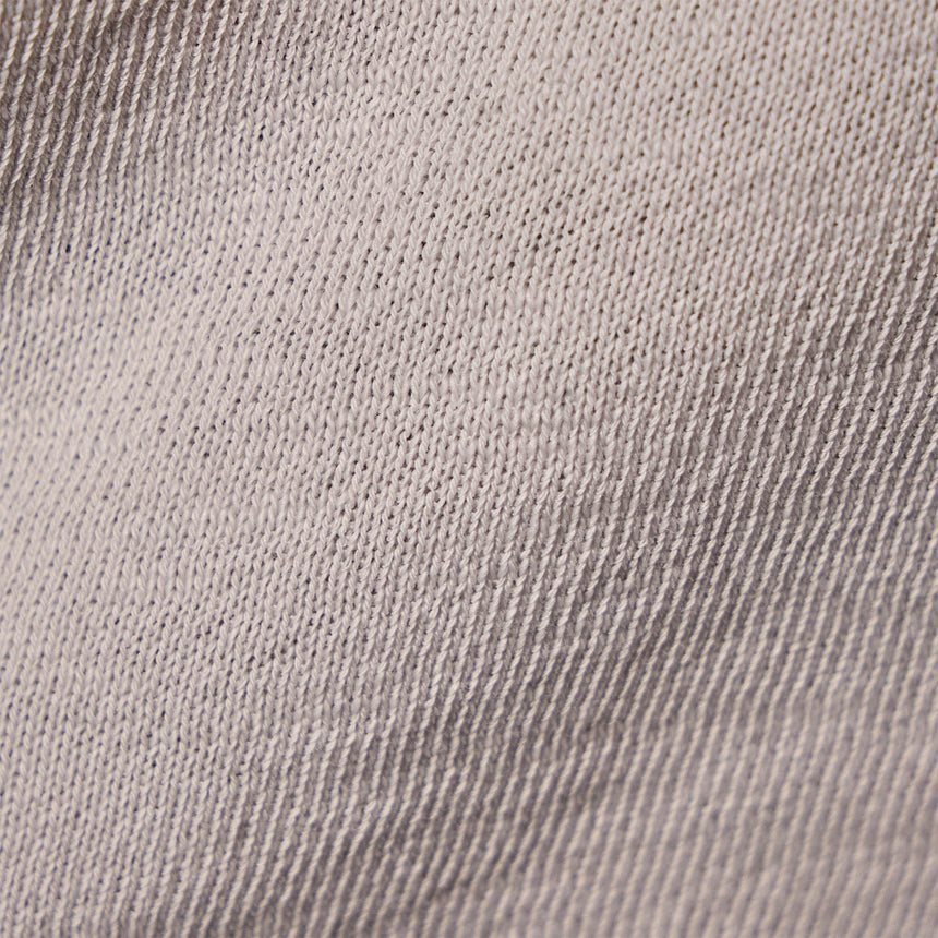 French Terry Cropped Mock Neck  in Light Mist Pigment | James Perse Los Angeles
