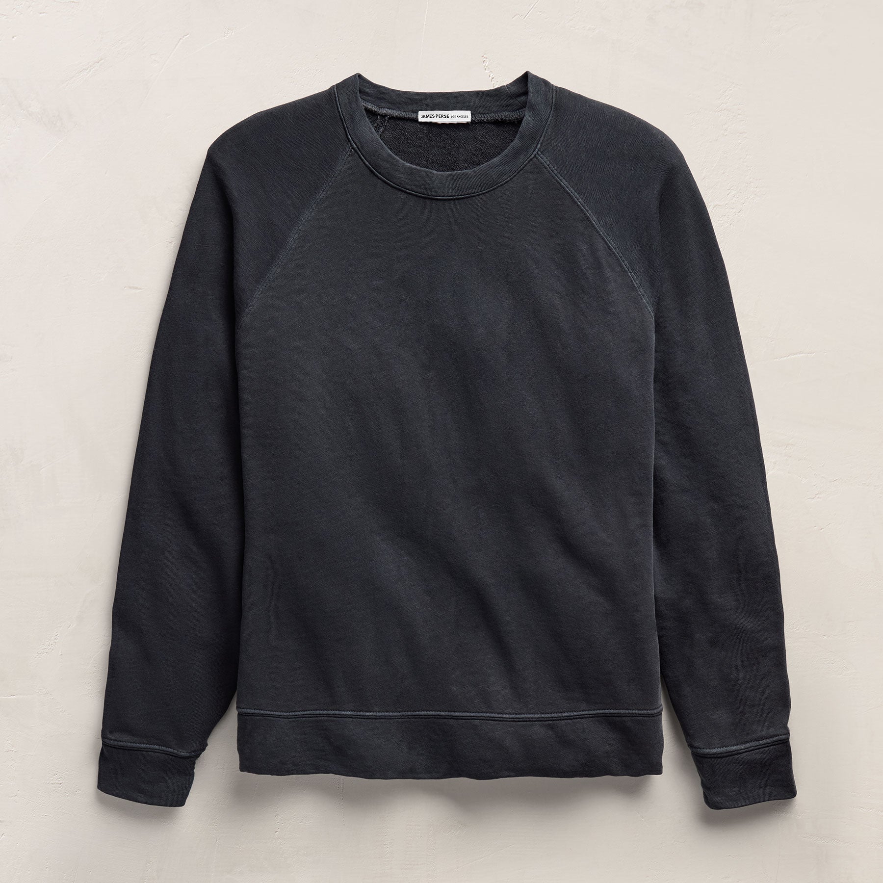 Vintage French Terry Relaxed Sweatshirt In Blue Noir Pigment