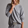 Vintage French Terry Relaxed Sweatshirt in Breeze Pigment | James Perse Los Angeles