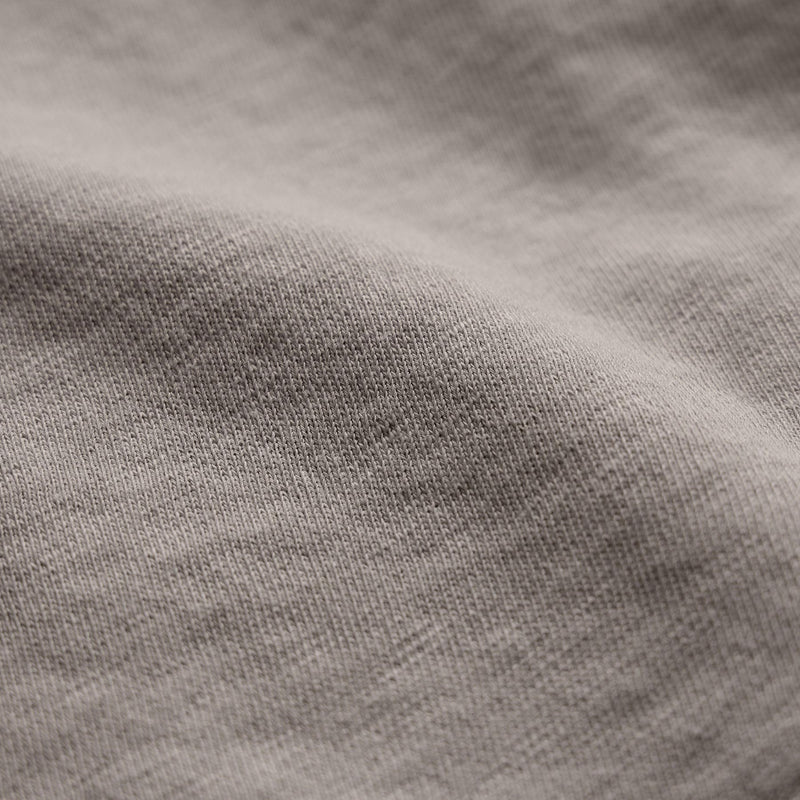Vintage French Terry Relaxed Sweatshirt in Fog Pigment | James Perse Los Angeles