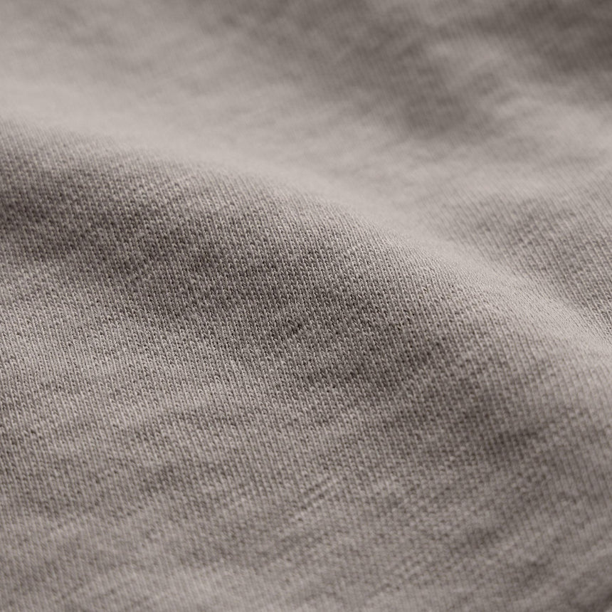 Vintage French Terry Relaxed Sweatshirt in Fog Pigment | James Perse Los Angeles
