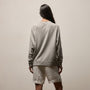 Vintage French Terry Relaxed Sweatshirt in Fog Pigment | James Perse Los Angeles