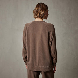 Vintage French Terry Relaxed Sweatshirt in Fox Pigment | James Perse Los Angeles