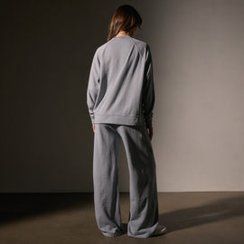 Vintage French Terry Relaxed Sweatshirt in Grey Sky Pigment | James Perse Los Angeles