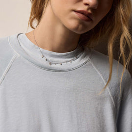 Vintage French Terry Relaxed Sweatshirt in Memory Pigment | James Perse Los Angeles