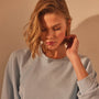 Vintage French Terry Relaxed Sweatshirt in Open Sky Pigment | James Perse Los Angeles